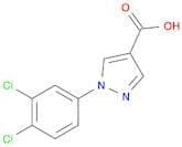 1H-Pyrazole-4-carboxylic acid, 1-(3,4-dichlorophenyl)-