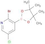 Pyridine, 2-bromo-5-chloro-3-(4,4,5,5-tetramethyl-1,3,2-dioxaborolan-2-yl)-