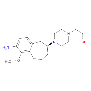 1-Piperazineethanol, 4-[(6S)-2-amino-6,7,8,9-tetrahydro-1-methoxy-5H-benzocyclohepten-6-yl]-