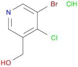 3-Pyridinemethanol, 5-bromo-4-chloro-, hydrochloride (1:1)