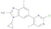 1H-Benzimidazole, 6-(2-chloro-5-fluoro-4-pyrimidinyl)-1-cyclopropyl-4-fluoro-2-methyl-