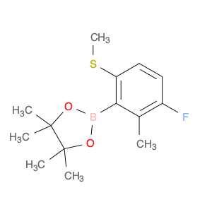 3-Fluoro-2-methyl-6-(methylthio)phenylboronic acid pinacol ester