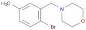 Morpholine, 4-[(2-bromo-5-methylphenyl)methyl]-