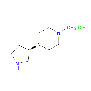 Piperazine, 1-methyl-4-[(3R)-3-pyrrolidinyl]-, hydrochloride (1:3)