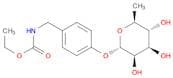 Carbamic acid, N-[[4-[(6-deoxy-α-L-mannopyranosyl)oxy]phenyl]methyl]-, ethyl ester