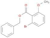 Benzoic acid, 2-bromo-6-methoxy-, phenylmethyl ester
