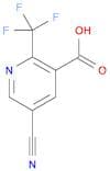 3-Pyridinecarboxylic acid, 5-cyano-2-(trifluoromethyl)-