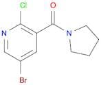 5-Bromo-2-chloro-3-(pyrrolidine-1-carbonyl)pyridine