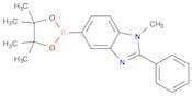 1-Methyl-2-phenyl-5-(4,4,5,5-tetramethyl-[1,3,2]dioxaborolan-2-yl)-1H-benzimidazole