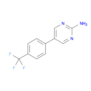 5-[4-(Trifluoromethyl)phenyl]pyrimidin-2-amine