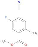 Methyl 4-cyano-5-fluoro-2-methylbenzoate