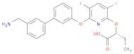 Butanoic acid, 2-[[6-[[3'-(aminomethyl)[1,1'-biphenyl]-3-yl]oxy]-3,5-difluoro-2-pyridinyl]oxy]-, (…
