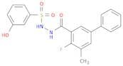 N'-(4-Fluoro-5-methyl-[1,1'-biphenyl]-3-carbonyl)-3-hydroxybenzenesulfonohydrazide