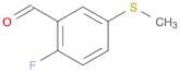 2-Fluoro-5-(methylthio)benzaldehyde