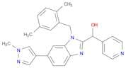 1-[(2,5-dimethylphenyl)methyl]-6-(1-methyl-1H-pyrazol-4-yl)-α-4-pyridinyl-1H-Benzimidazole-2-metha…