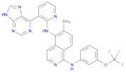 N5-(3-(7H-Purin-6-yl)pyridin-2-yl)-6-methyl-N1-(3-(trifluoromethoxy)phenyl)isoquinoline-1,5-diamine