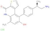 (R)-9-(4-(1-Aminopropan-2-yl)phenyl)-8-hydroxy-6-methylthieno[2,3-c]quinolin-4(5H)-one hydrochlori…