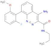 4-Amino-8-(2-fluoro-6-methoxyphenyl)-N-propylcinnoline-3-carboxamide