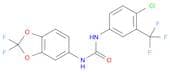 1-(4-Chloro-3-(trifluoromethyl)phenyl)-3-(2,2-difluorobenzo[d][1,3]dioxol-5-yl)urea