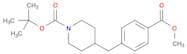 1-Piperidinecarboxylic acid, 4-[[4-(methoxycarbonyl)phenyl]methyl]-, 1,1-dimethylethyl ester