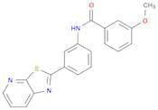 3-methoxy-N-(3-{[1,3]thiazolo[5,4-b]pyridin-2-yl}phenyl)benzamide