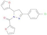 3-(4-chlorophenyl)-1-(furan-2-carbonyl)-5-(furan-2-yl)-4,5-dihydro-1H-pyrazole