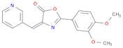 (4E)-2-(3,4-dimethoxyphenyl)-4-[(pyridin-3-yl)methylidene]-4,5-dihydro-1,3-oxazol-5-one