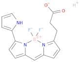 Hydrogen 3-(2-carboxylatoethyl)-5,5-difluoro-7-(1H-pyrrol-2-yl)-5H-dipyrrolo[1,2-c:2',1'-f][1,3,2]…
