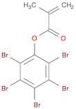 2-Propenoic acid, 2-methyl-, 2,3,4,5,6-pentabromophenyl ester, homopolymer