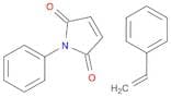 1H-Pyrrole-2,5-dione, 1-phenyl-, polymer with ethenylbenzene, alternating