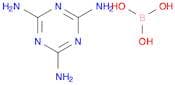 Boric acid (H3BO3), compd. with 1,3,5-triazine-2,4,6-triamine (1:1)