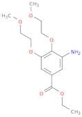 Benzoic acid, 3-amino-4,5-bis(2-methoxyethoxy)-, ethyl ester