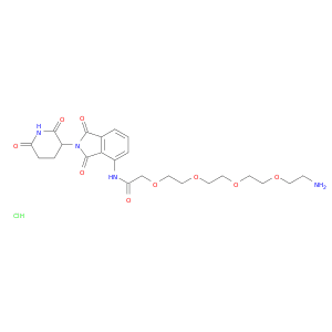 Pomalidomide-PEG4-NH2 hydrochloride