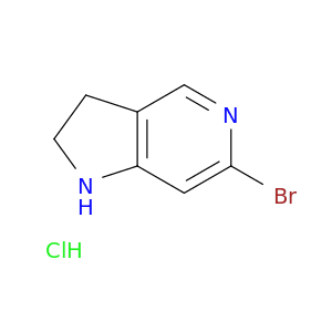 6-Bromo-2,3-dihydro-1H-pyrrolo[3,2-c]pyridine hydrochloride