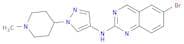 6-Bromo-N-(1-(1-methylpiperidin-4-yl)-1H-pyrazol-4-yl)quinazolin-2-amine