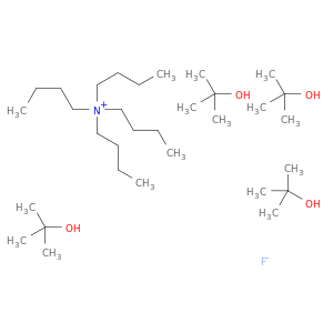 Tetrabutylammonium fluoride tetra-2-methylpropan-2-ol complex