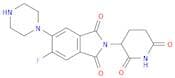 2-(2,6-Dioxopiperidin-3-yl)-5-fluoro-6-(piperazin-1-yl)isoindoline-1,3-dione
