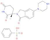 (S)-3-(1-Oxo-5-(piperazin-1-yl)isoindolin-2-yl)piperidine-2,6-dione benzenesulfonate