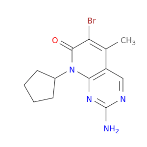 2-Amino-6-bromo-8-cyclopentyl-5-methylpyrido[2,3-d]pyrimidin-7(8H)-one