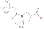 1-(tert-Butoxycarbonyl)-5,5-dimethylpyrrolidine-3-carboxylic acid