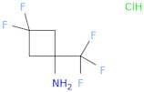 3,3-Difluoro-1-(trifluoromethyl)cyclobutan-1-amine hydrochloride