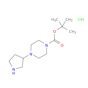 tert-Butyl 4-(pyrrolidin-3-yl)piperazine-1-carboxylate hydrochloride