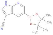 5-(4,4,5,5-Tetramethyl-1,3,2-dioxaborolan-2-yl)-1H-pyrrolo[2,3-b]pyridine-3-carbonitrile