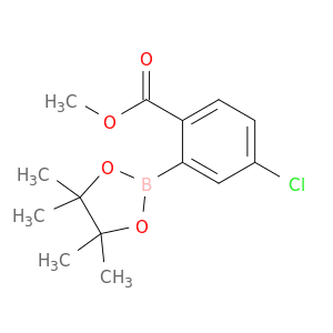 Methyl 4-chloro-2-(4,4,5,5-tetramethyl-1,3,2-dioxaborolan-2-yl)benzoate