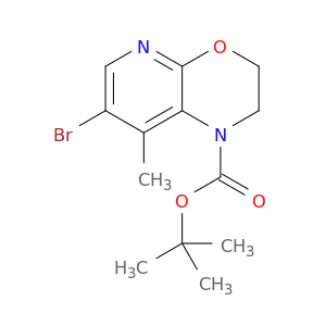 tert-Butyl 7-bromo-8-methyl-2,3-dihydro-1H-pyrido[2,3-b][1,4]oxazine-1-carboxylate