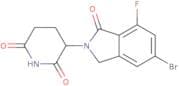 3-(5-Bromo-7-fluoro-1-oxoisoindolin-2-yl)piperidine-2,6-dione