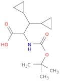 2-((tert-Butoxycarbonyl)amino)-3,3-dicyclopropylpropanoic acid
