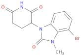 3-(4-Bromo-3-methyl-2-oxo-2,3-dihydro-1h-benzo[d]imidazol-1-yl)piperidine-2,6-dione