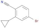 4-Bromo-2-cyclopropylbenzonitrile