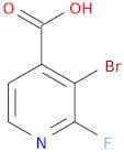 3-Bromo-2-fluoro-4-pyridinecarboxylic acid